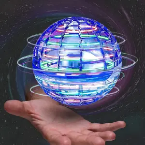 Gira y Deslumbra: ¡Tu Spiner Volador con Luz RGB! - spiner bolador luz rgb