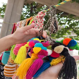 Llavero Wayuu: Un Tesoro Artesanal para Ti - Llavero wayuu