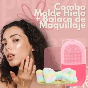 Pack Esencial: Molde de Hielo y Balaca de Maquillaje - Combo Molde Hielo + Balaca de Maquillaje