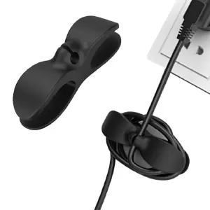 Organizador de Cables: ¡Adiós al Desorden, Hola a la Elegancia! - ORGANIZADOR DE CABLES SET X 6 UNIDADES