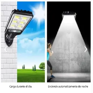 Ilumina tu Espacio con Inteligencia: Lámpara Solar LED con Sensor de Movimiento - Lampara Solar Led Sensor Movimiento