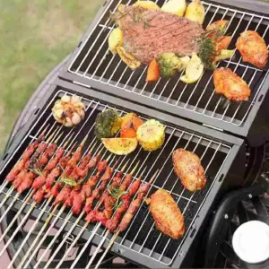 Parrilla de Carbón Portátil Barril Asado: ¡Asados Perfectos Dondequiera que Vayas! - Parrilla de carbon portatil barril asado