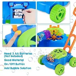 Burbujas Carro Caminador: ¡Diversión y Aprendizaje con Burbujas! - Burbujas Carro Caminador Lanza Jabon