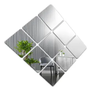 ESPEJO ADHESIVO CUADRADO: Transforma tus Espacios con Elegancia y Practicidad - ESPEJO ADHESIVO CUADRADO