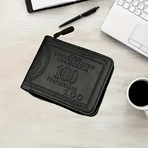Billetera para Caballero: Diseño Dólar - Elegancia y Estilo - Billetera para caballero – Diseño Dolar