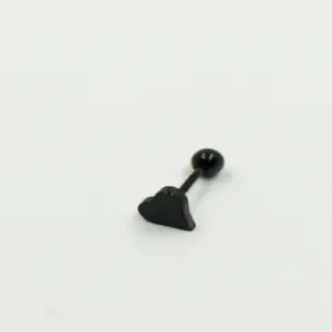 Piercing Negro Corazón: Seducción y Estilo Inigualables - PIERCING NEGRO CORAZON