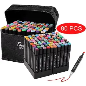 Marcadores Doble Punta X80: Desata Tu Creatividad Sin Límites - Marcadores Doble Punta X80