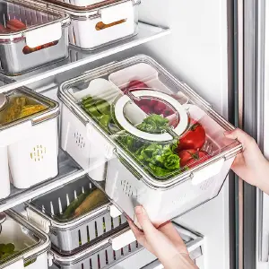 Contenedor Hermético de 3 Divisiones: Tu Solución Perfecta para Comidas - Contenedor Hermético De 3 Divisiones