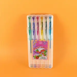 Lapiceros Escarchados x 6: Brillo y Estilo en Cada TrazO - Lapicero escarchado x 6