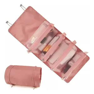 Cosmetiquera Enrollable: Tu Organizador de Belleza Perfecto - Cosmetiquera Desenrrollable Bolsa Para
