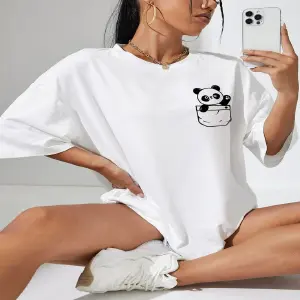 Oversize Camiseta Oso Panda: Tu Estilo Casual y Divertido - Oversize Camiseta Oso panda