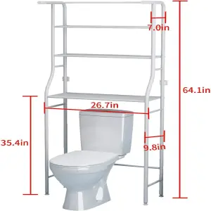 Estante Organizador para Baño de 3 Niveles - Estante Organizador Para Baño 3 Niveles