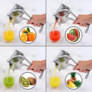 Exprimidor Manual de Frutas en Aluminio: Frescura y Sabor al Instante - xprimidor Manual de Frutas en Aluminio