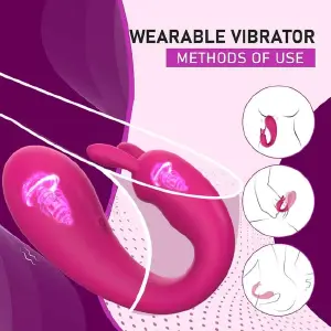 Vibrador por App con Doble Estimulación: ¡Placer Amplificado! - Vibrador por App Doble Estimulacion dist