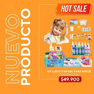 KIT Lúdico en Gel para Niños: ¡Diversión Creativa Garantizada! - KIT Ludico en Gel para niños