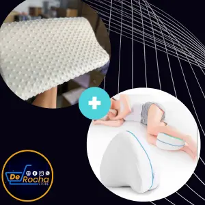 Kit Almohada Viscoelástica + Ortopédica: Tu Sueño Perfecto - Kit almohada Viscoelástica+ Ortopédica