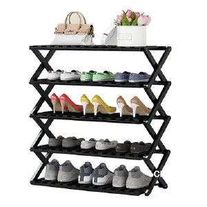 Organizador de Zapatos de 5 Niveles: ¡Adiós al Desorden! - ORGANIZADOR DE ZAPATOS 5 NIVELES