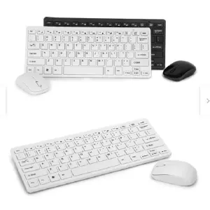 COMBO TECLADO Y RATÓN K03 Blanco: Libertad Inalámbrica para tu Espacio - COMBO TECLADO K03 Blanco. Inalámbrico