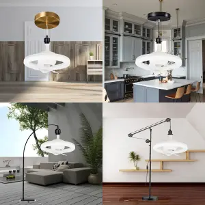 Bombillo LED con Ventilador 60W: Iluminación y Frescura Inteligente - Bombillo Led Con Ventilador 60W CONTROL