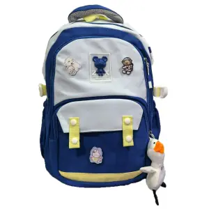 Maleta Morral Escolar Peluche Azul: ¡La Compañera Perfecta para tus Aventuras! - Maleta Morral Escolar Peluche Azul