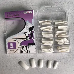Uñas Postizas Press On Cuadradas: ¡Caja de 100 para un Estilo Impecable! - Uñas Pess On Square Caja x100