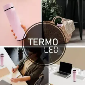 Termo de Acero Inoxidable con Tecnología LED - Termo led acero inoxidable