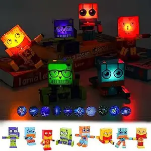 Robot Portátil con Proyector de Estrellas: ¡Tu Compañero Galáctico Personal! - robot portátil con proyector de estrella