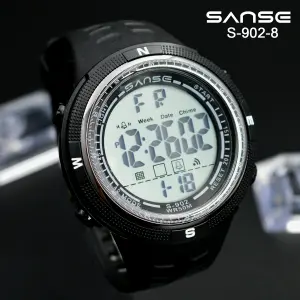 Reloj SANSE S-902-8: Elegancia Negra y Plateada para tu Estilo - S-902-8 RELOJ SANSE NEGRO/PLATA