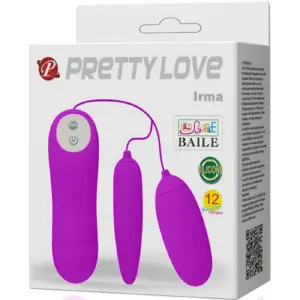 Descubre el Placer Doble con PRETTY LOVE IRMA HUEVO VIBRADOR DOBLE RE - PRETTY LOVE IRMA HUEVO VIBRADOR DOBLE RE