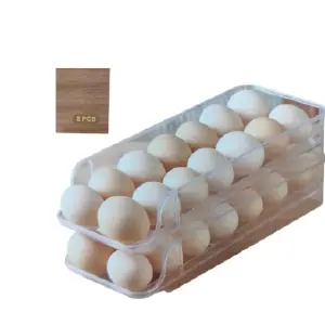 Organizador de Huevos Doble: Frescura y Orden en Tu Cocina - ORGANIZADOR DE HUEVOS X 2