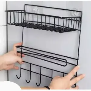 Repisa Organizadora Metálica CY-0144: El Toque Moderno para tu Espacio - Repisa ORGANIZADORa Metálica CY-0144