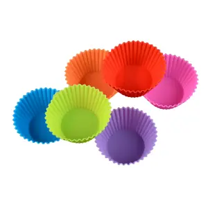 Set de Silicona para Cupcakes - OR84: ¡Hornea con Estilo y Facilidad! - Set silicona para cupcakes-OR84