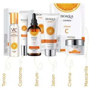 Kit Completo de Vitamina C: ¡Renueva tu Piel! - Kit Vitamina C x 6 Productos