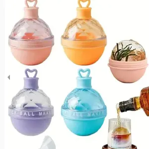 Revoluciona Tus Cócteles con Esferas de Hielo Perfectas - Molde de hielo forma de esfera cocteles