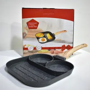 Mini Sarten 3 Puestos: ¡Cocina deliciosa en poco espacio! - Mini Sarten 3 puestos