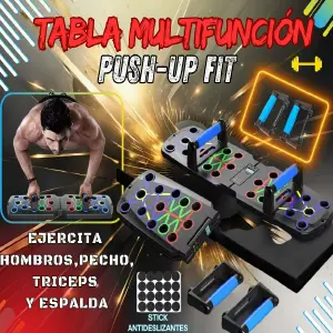 Tabla de Ejercicios Push-Up Pro: ¡Máximo Entrenamiento con Accesorios Incluidos! - TABLA EJERCICOS PUSH UP + ACCESORIOS