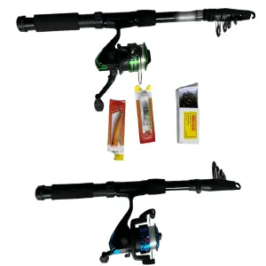 2 Combo Caña Pesca Pescar: ¡Tu Experiencia de Pesca Perfecta! - 2 Combo Caña Pesca Pescar