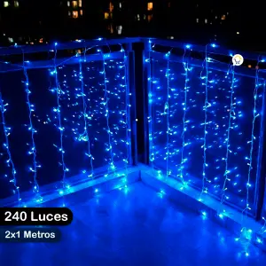 Ilumina Tu Mundo con la Cortina LED 2x1 Metros - Cortina LED 2X1 Metros 240 LED LEDC240L