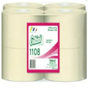 Papel Higiénico Jumbo Natural: Suavidad y Rendimiento Superior - Papel Higiénico Jumbo Natural Doble Hoja