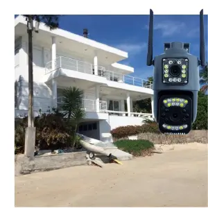 Cámara de Vigilancia Doble Lente: Seguridad Total para su Hogar - Camara De Vigilancia Doble Lente