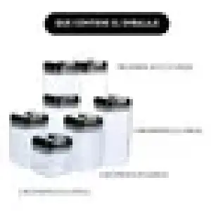 Organiza tu Cocina con Nuestro Set de 7 Contenedores Premium - Contenedor para cocina por x7