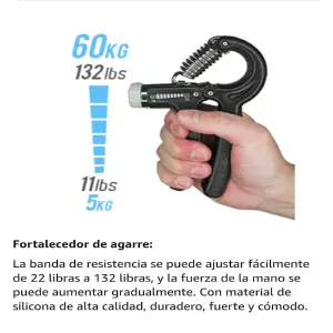 Kit de Entrenamiento de Agarre de Manos: Fortalece tus Manos y Antebrazos - Kit entrnamiento agarre de manos