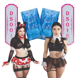Disfraz Merlina y Mini: ¡El Dúo Perfecto para Aventuras Inolvidables! - Disfraz Merlina y Mini + 02 NeutroSachet