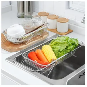 Escurridor Expansible: Frescura y Organización en tu Cocina - Escurridor De Frutas Y Verduras Expandib