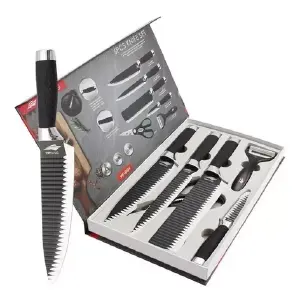 Juego de Cuchillos de Cocina Profesional - 6 Piezas - JUEGO DE CUCHILLOS 6 PIEZAS
