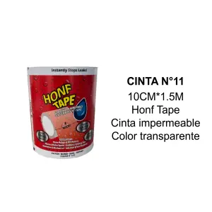 Cinta Impermeable Transparente: Sellado Perfecto y Resistente - Cinta Impermeable Transparente 10cmx1.5m