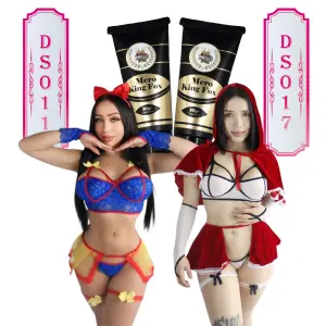 Disfraz de Nieves y Caperucita Roja: ¡Magia y Diversión Garantizada! - Disfraz Nieves y Caperusa + 02 Mero 30g