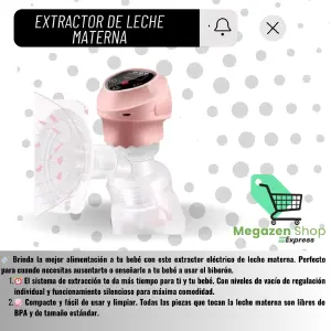 Extractor de Leche Materna Automático: Comodidad y Eficiencia para Mamás Modernas - EXTRACTOR DE LECHE MATERNA