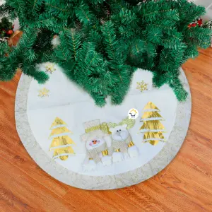 Falda de Árbol Navideño FM002: El Toque Final Perfecto para tu Navidad - Pie De Árbol Falda Navideño FM002