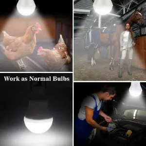 Ilumina tu Espacio con Nuestro Bombillo LED Solar de 10W - Bombillo Led Con Panel Solar 10w 4 A 7 H